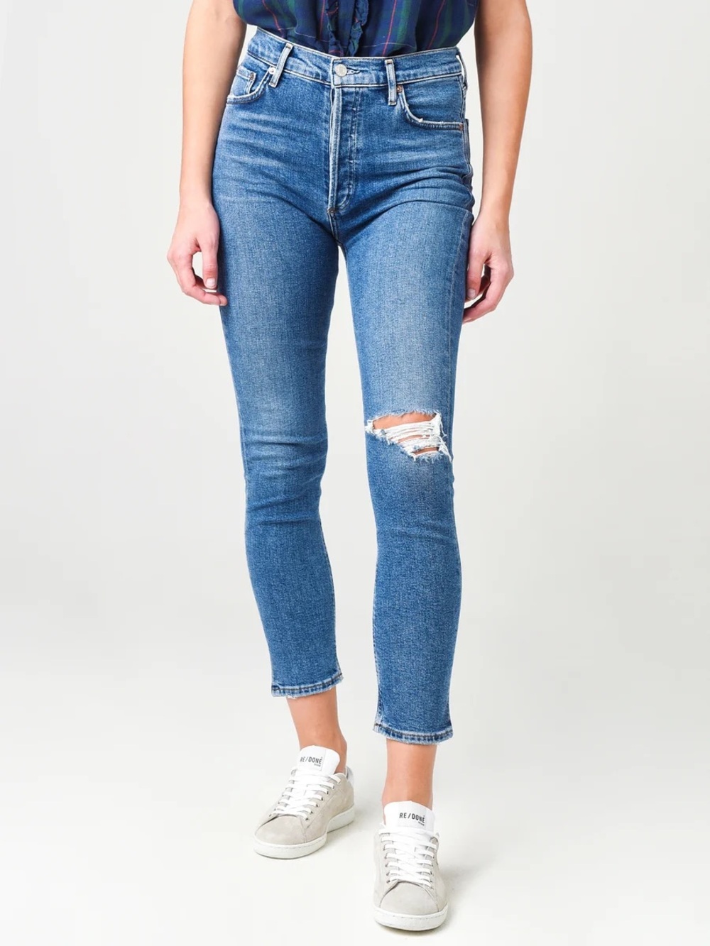 AGOLDE Women's Nico High-Rise Slim Fit Jean
